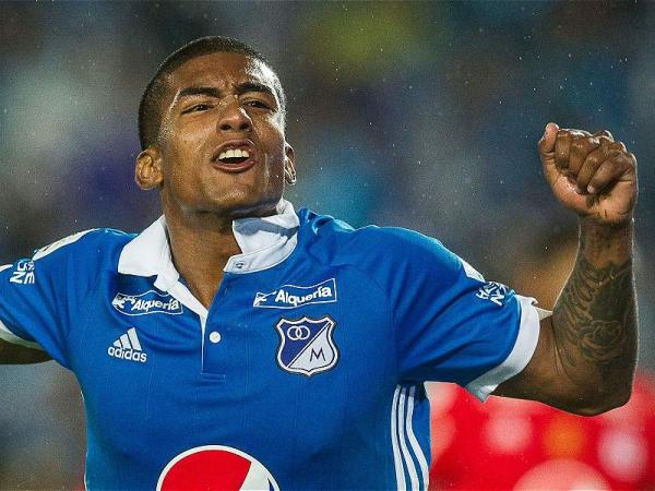 Santiago Mosquera marcó uno de los goles de Millonarios.