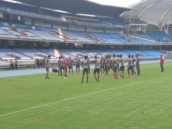 Entrenamiento del Cali en el Pascual Guerrero.