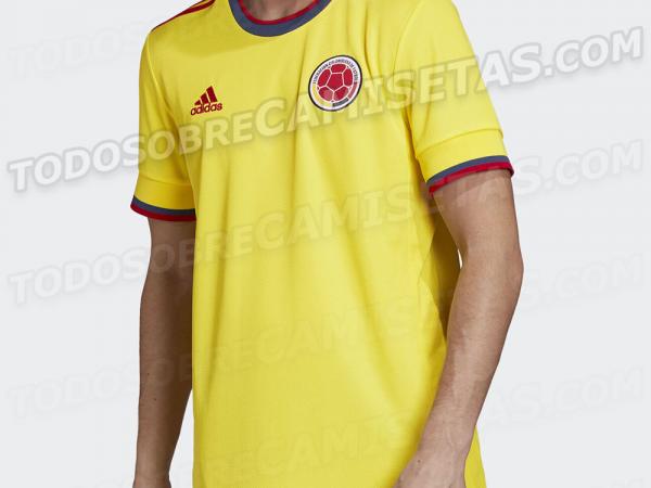 Detalles de la camiseta de Colombia 2020.