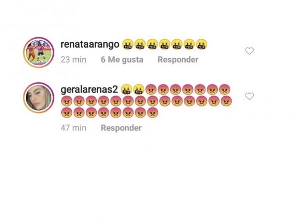 Mensajes de apoyo a Daniela Cortés, expareja de Sebastián Villa.