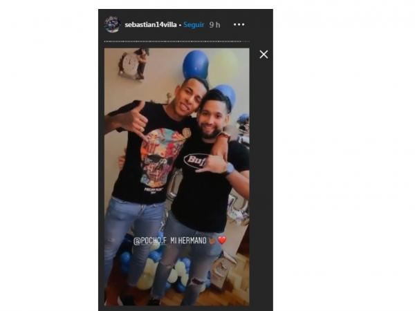 Villa estuvo acompañado en el día de su cumpleaños.