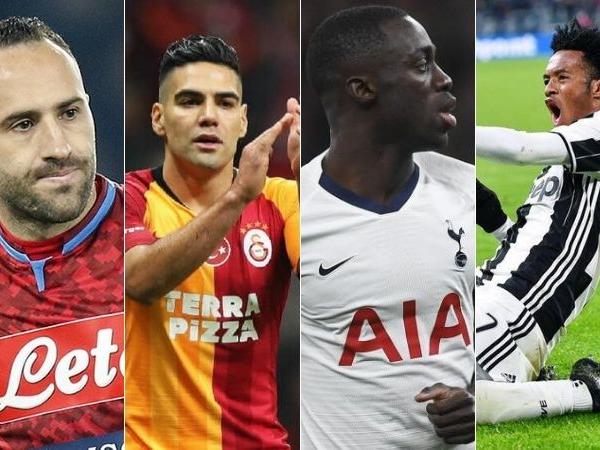 Ospina, Falcao, Dávinson y Cuadrado.