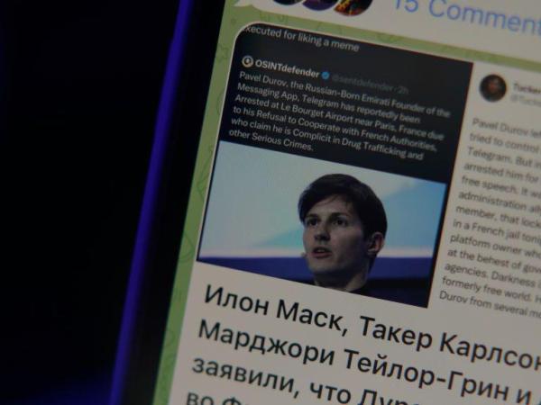 BBC Mundo: Pavel Durov en una publicación de Telegram en ruso.