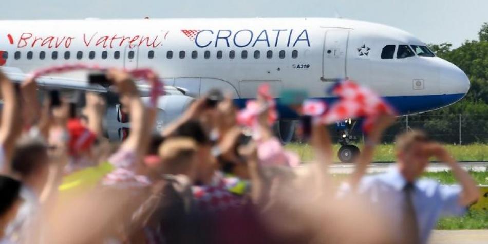 Recibimiento de Croacia