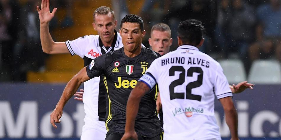 Juventus vs Pama Cristiano Ronaldo