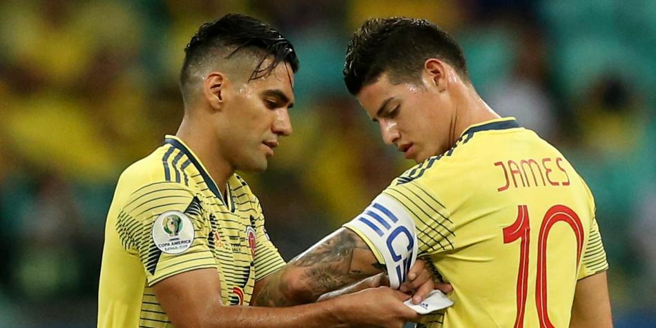 Falcao García y James Rodríguez