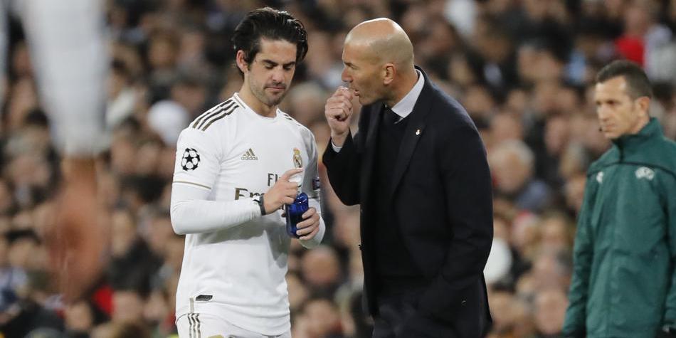 Isco y Zidane