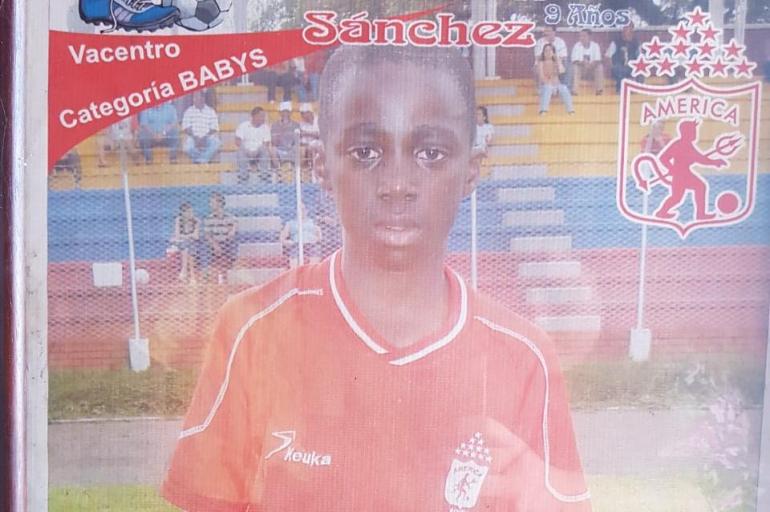 Dávinson Sánchez niño