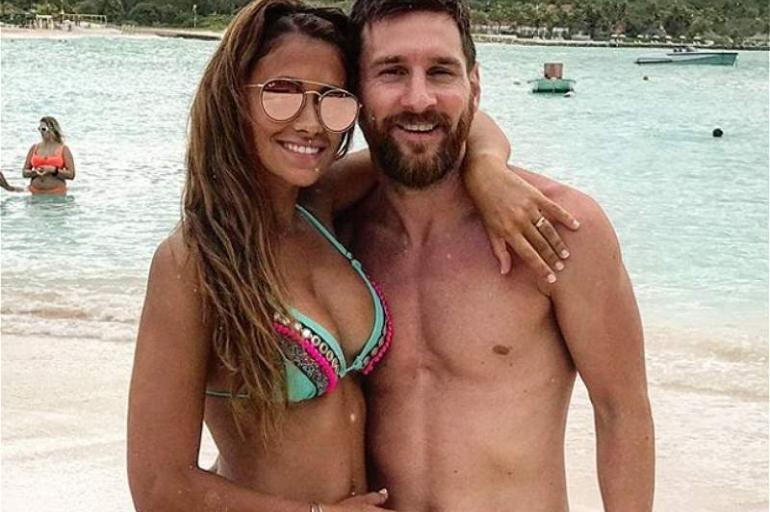 Antonela Roccuzzo es la bella esposa de Lionel Messi.