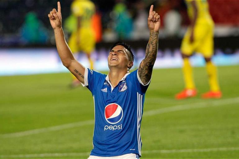 Cristian Arango, jugador de Millonarios.