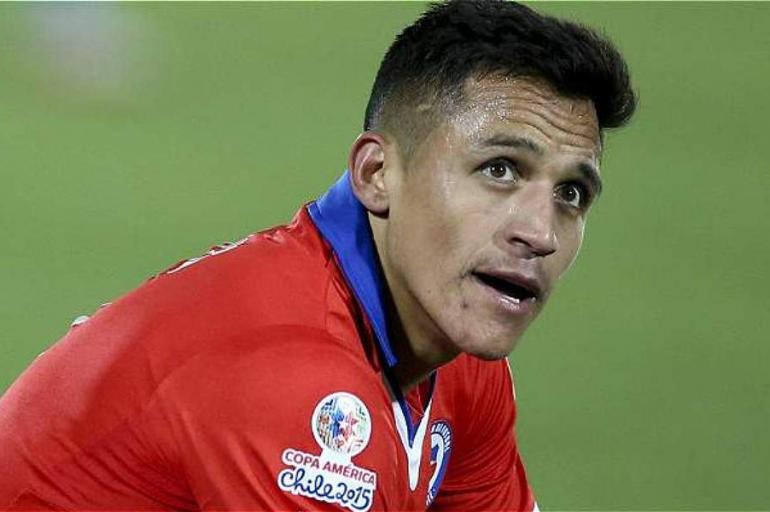 Alexis Sánchez, jugador de Chile.