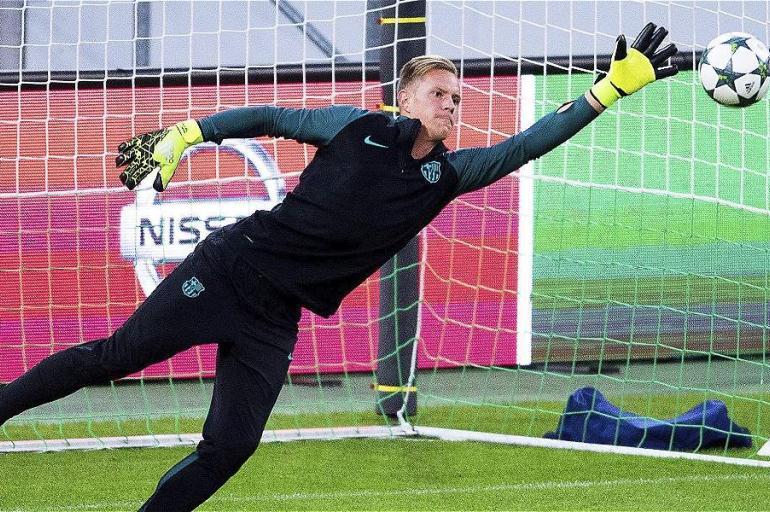 Ter Stegen, guardameta alemán.