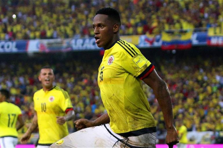 Yerry Mina, defensor de la Selección Colombia.