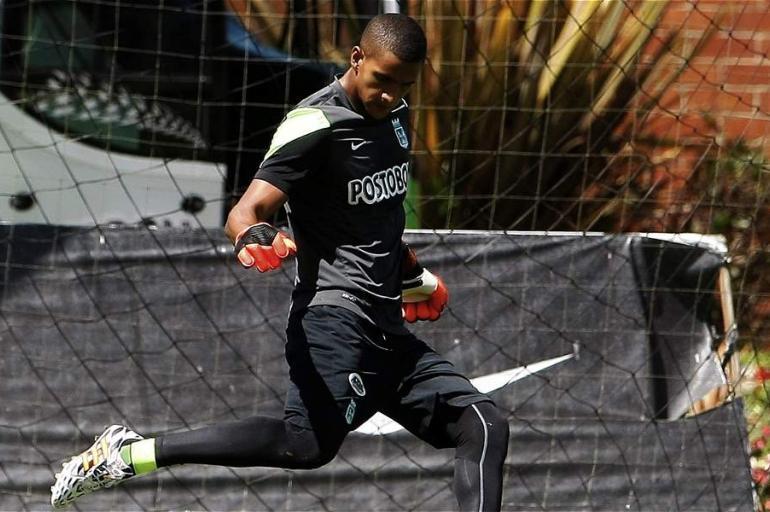 Cristian Bonilla guardameta de Atlético Nacional.