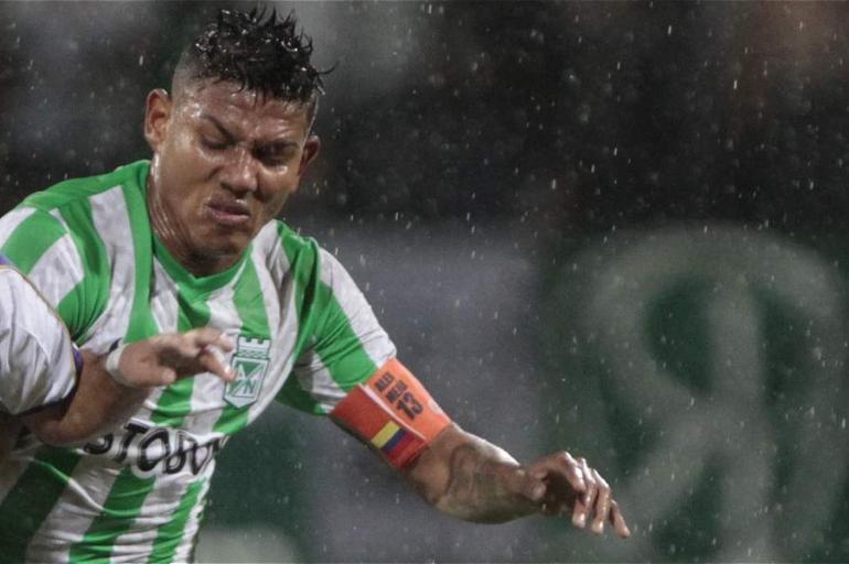 Alexander Mejía, volante de Atlético Nacional.