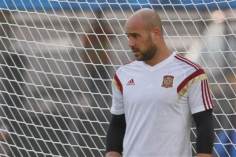 Pepe Reina, arquero español.