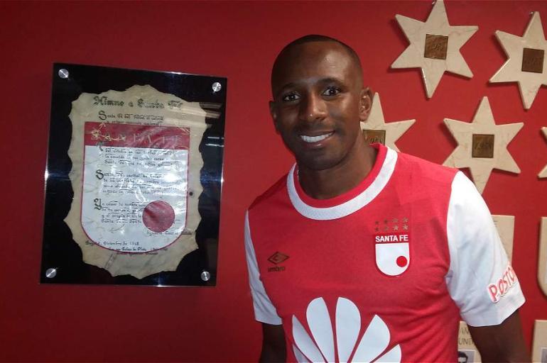 Juan David Valencia, nuevo jugador de Santa Fe.