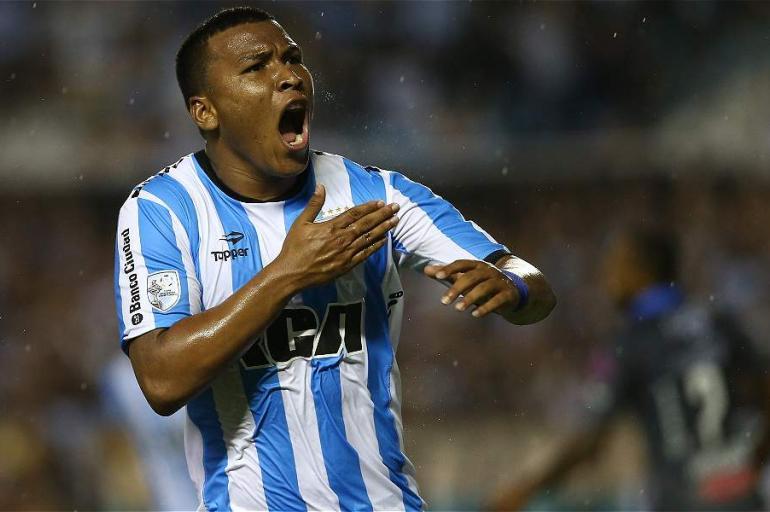 Roger Martínez, delantero de Racing, de Argentina. EFE