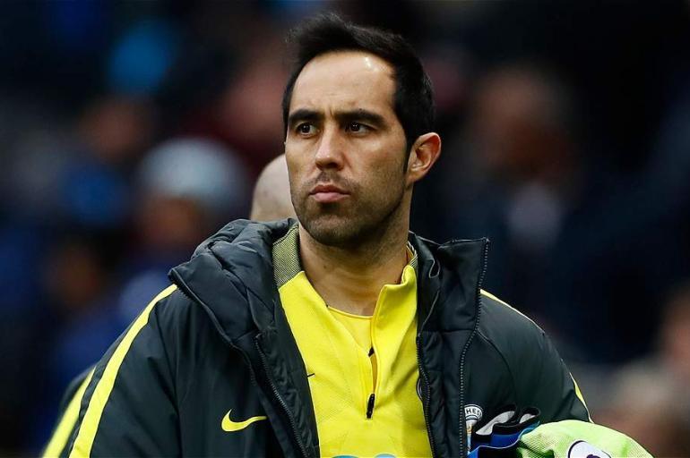 Claudio Bravo, jugador del Manchester City.