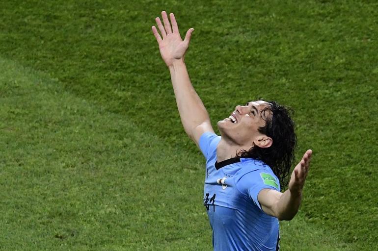 Cavani celebración