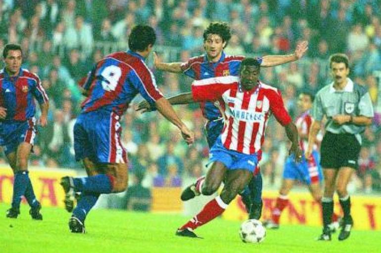 Colombianos que le hicieron gol a Barcelona