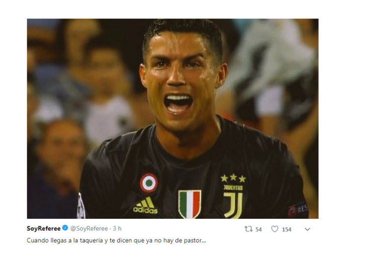 Memes de expulsión a Cristiano Ronaldo