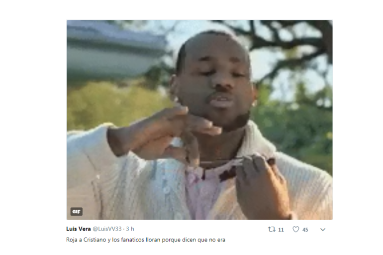 Memes de expulsión a Cristiano Ronaldo