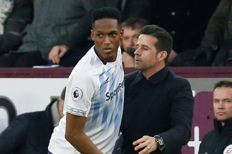 Yerry Mina gol Everton