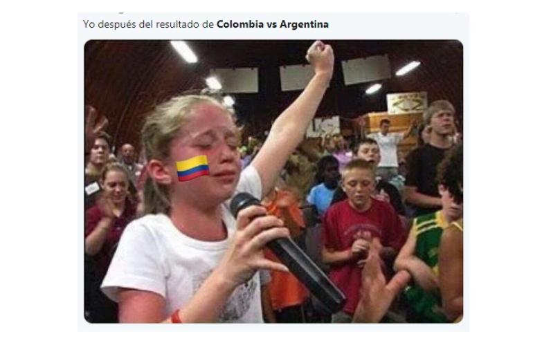 Memes Colombia vs Argentina