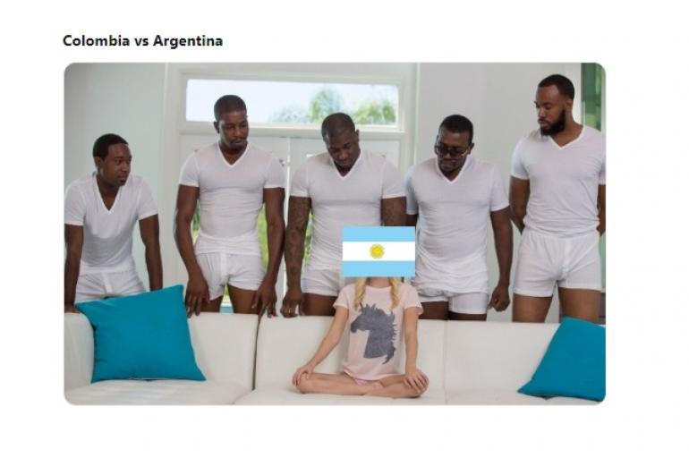 Memes Colombia vs Argentina