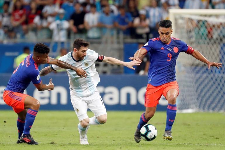 Lionel Messi Argentina Colombia
