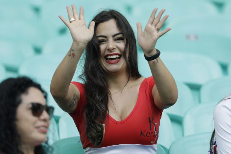 Hinchas Colombia vs Paraguay