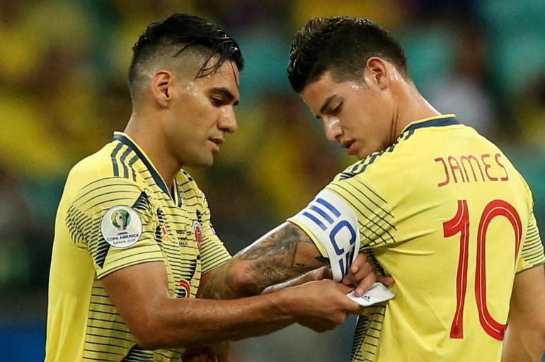 Falcao García y James Rodríguez