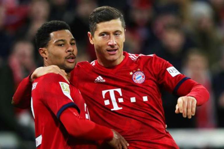 Lewandowski y Gnabry