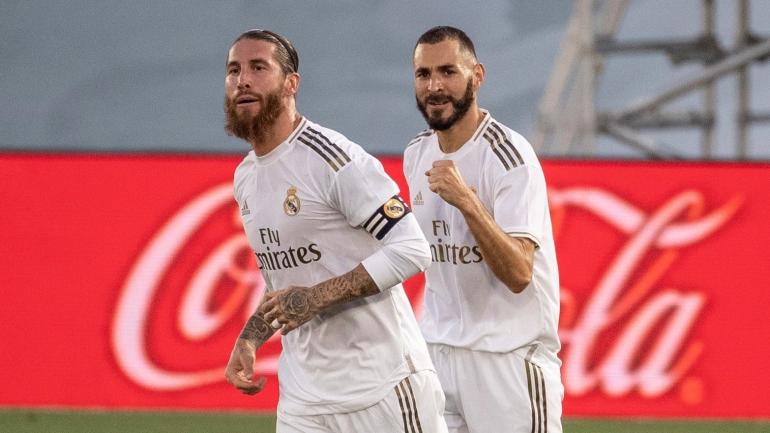 Sergio Ramos y Benzema