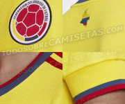 Detalles de la camiseta de Colombia 2020.