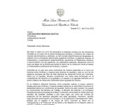 Este es el comunicado de la Vicepresidenta Marta Lucía Ramírez.