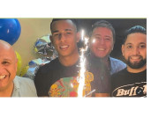 Villa estuvo acompañado en el día de su cumpleaños.