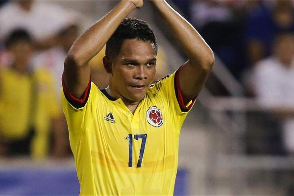 Carlos Bacca, delantero de la Selección Colombia.