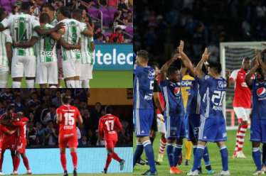 América, Millonarios, Nacional