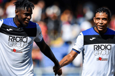 Duván Zapata y Luis Fernando Muriel