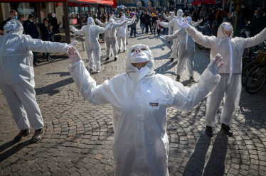BBC Mundo: Las protestas contra la cuarentena en Francia